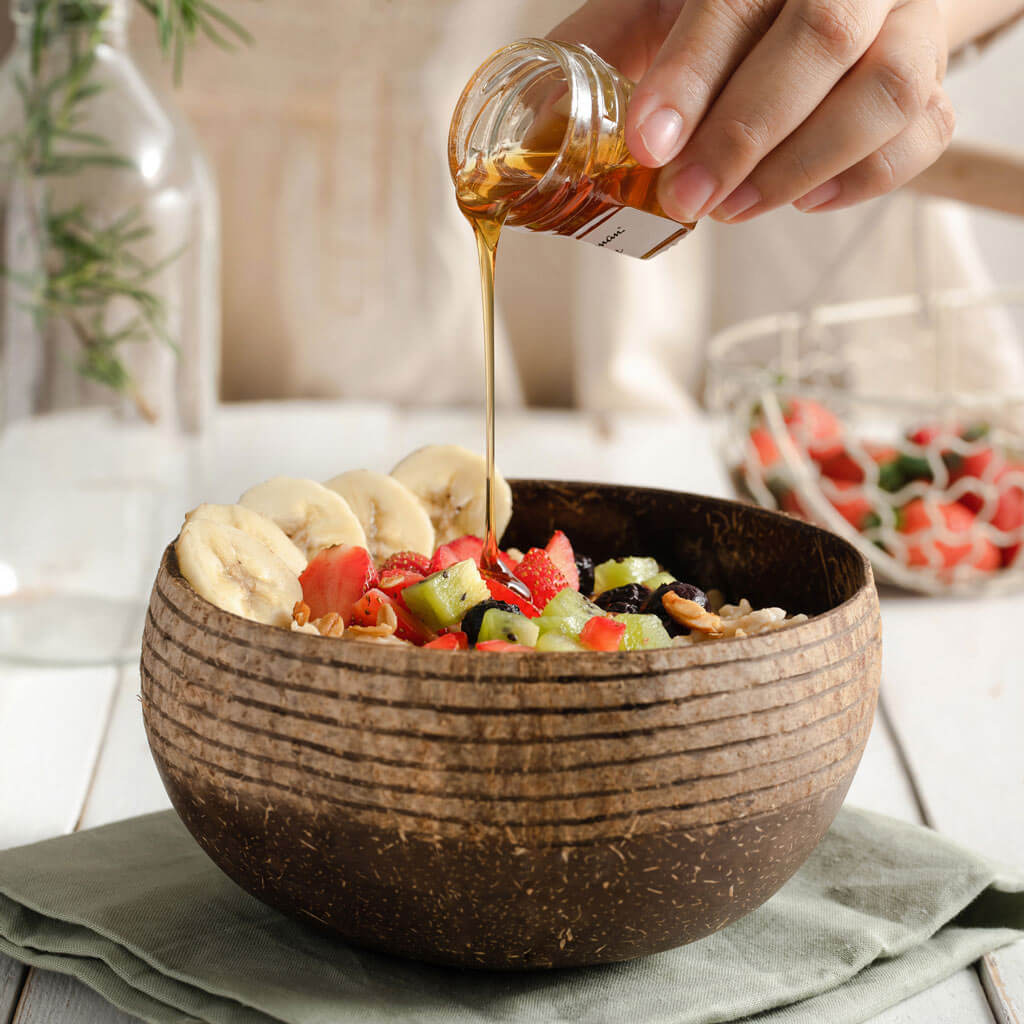 Eco-friendly Coconut Bowls & Spoons Set of 2 - Image 9