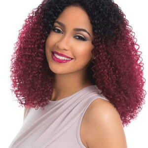 Sensationnel Empress Syn Kinky Curl Custom Lace Front Edge Wig