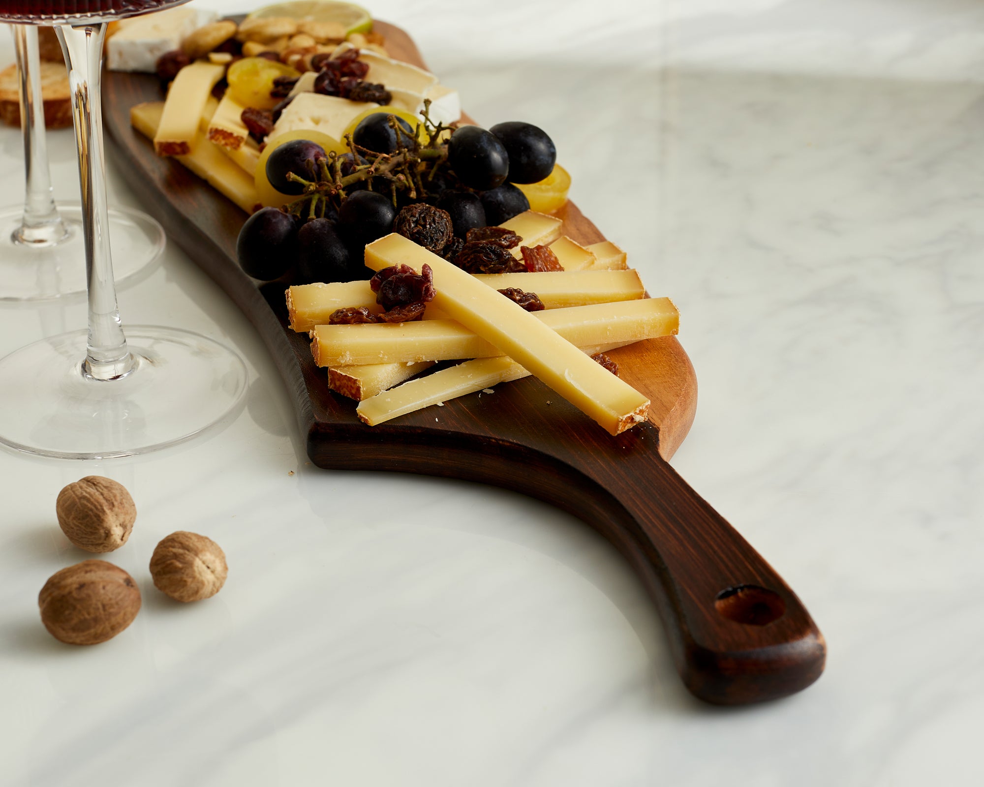 Nea Wood Serving Board with Handle - Image 2