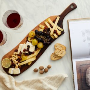 Nea Wood Serving Board with Handle