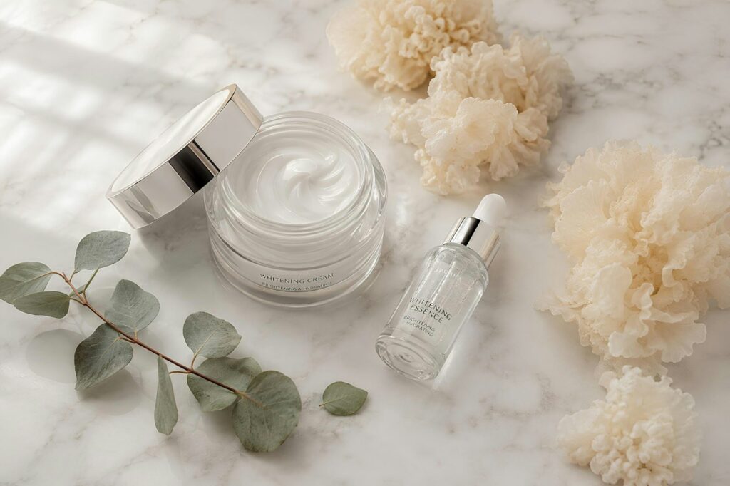 Skincare cream with eucalyptus