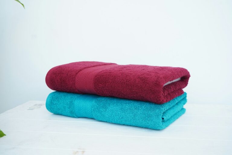 Folded towels